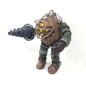 NECA Bioshock Big Daddy Bouncer Action Figure 2009 Video Game Collectible Drill